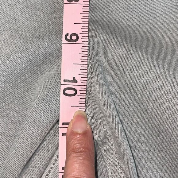 J. Jill Denim High Rise Crop Pull On Pants Jeans Stretch Size 18R Light Gray NWT - Picture 8 of 9